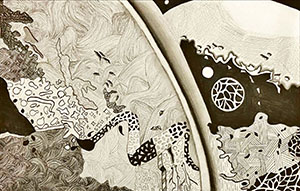 Pamela Zhou's mural drawing design project