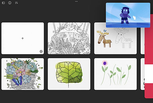 a coloring app
