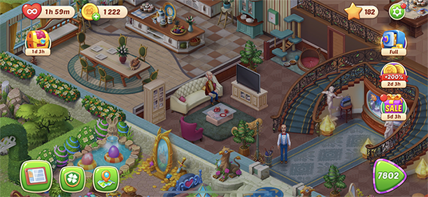 a game called homescapes